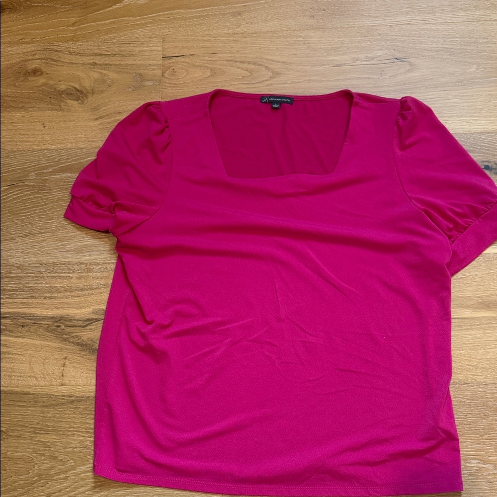 Adrianna Papell Fuchsia Blouse